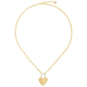 25 FW 지방시 여성 골드톤 하트 락 네크리스 251278F023009