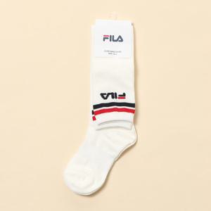 [휠라키즈]키즈 스트라이프 리니어로고 롱 니삭스 FK3SCD3353X