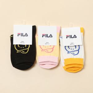 [휠라키즈]키즈 와글와글 자가드 장목양말 FK3SCD3350X