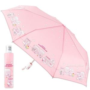 유아우산 산리오캐릭터즈 스토어 55 3단 안전한 자동우산 핑크
