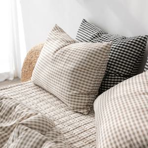 미니체크 먼지없는 향균 누빔 베개커버 50x70