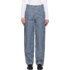 25 FW 아페쎄 여성 블루   화이트 구스타브 데님 진 251252F069012