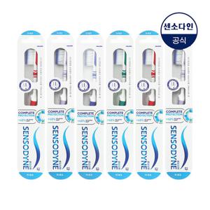 [센소다인] 컴플리트 프로텍션 미세모 칫솔 1입 x6개