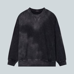 [버커루]남성 가먼트 다잉 크루넥 맨투맨 티셔츠 B251TS310P