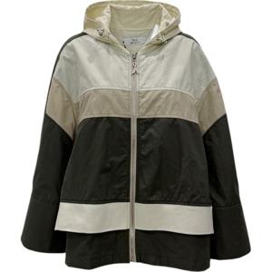 [메지스]3색 배색 후드 점퍼(XA0WD17JP)