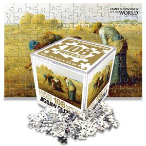 직소퍼즐 명화 풍경 미니 큐브 이삭 줍는 여인들 108피스