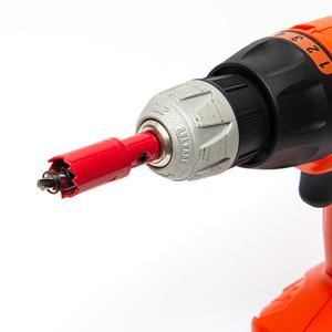 바이메탈 홀쏘 18mm 1EA/전동드릴 홀커터 목재 철판 석고 플라스틱 아바포함 원형 천공 기리 드릴비트