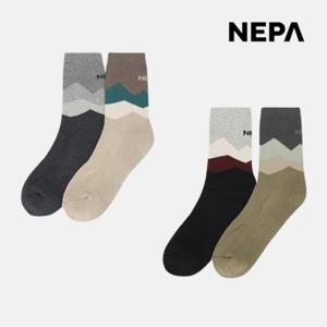 네파 남녀공용 장목 양말 2종세트 에어로쿨 아웃도어 등산양말 7LC8317