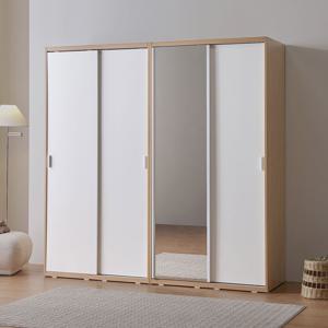 라자가구 비바 빅 2000 슬라이딩 거울 옷장세트 LJY396