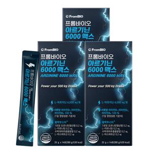 프롬바이오 아르기닌 6000 맥스 14포x3박스/6주