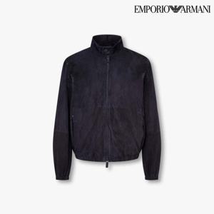 [엠포리오 아르마니]남성 도트 패턴 스웨이드 자켓(A515109011)