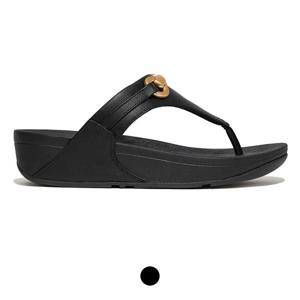 핏플랍 루루 청키 스내플 레더 토 포스트 HY7-001