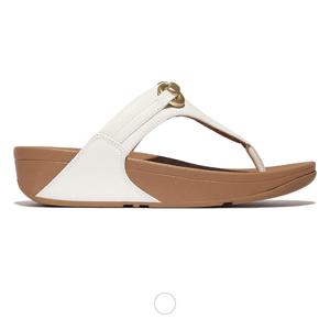 핏플랍 루루 청키 스내플 레더 토 포스트 HY7-194