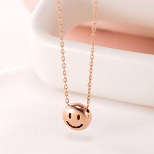 [비앤비골드] 14K 블랙 스마일 골드볼 체인 목걸이 JNN40948