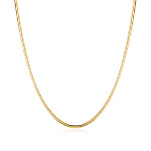 [비앤비골드] 14K 글로시 2mm 스네이크 뱀줄 체인 목걸이 IRN40650