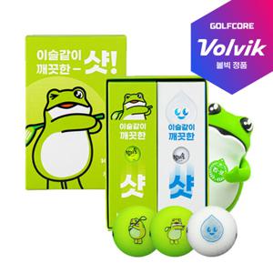 볼빅 참이슬 신형 비비드 무광 3피스 골프공 6알