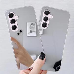 갤럭시퀀텀6 A56 5G A566 심플 미러 젤리 거울 핸드폰 케이스