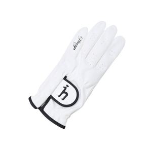 헤지스 골프 여성 25SS 화이트 여성 반양가죽 왼손장갑 HWGV5E301OW