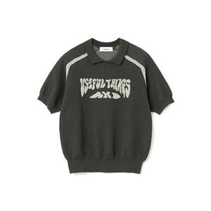 [니티드]남여공용 쿨에버 바시티 자카드 니트(차콜)K24SSUK10CH