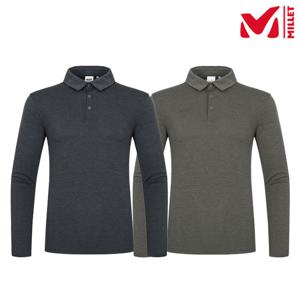 [밀레 (행사)]남성 쿨스트라이프 제에리 냉감 긴팔 티셔츠_MVUST430