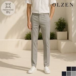 [올젠] 컴포트 스탠다드핏 사이드밴딩 팬츠 (ZOD2PP1304)