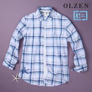 [올젠] 이지케어 윈도우 체크 셔츠 (ZOD2WC1304)