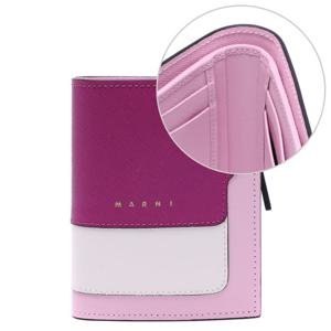 [마르니] 22SS 여성 바이폴드 반지갑 (PFMO0054U1_LV520_Z504N_22S)
