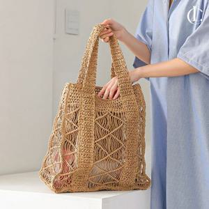 엘케이트 여성 숄더백 LRB220 라탄 그물 토트백 가방