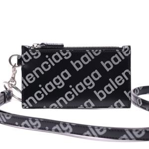 [발렌시아가] 22SS 남성 로고 리플렉티브 프린트 키링 카드지갑 (594548_23V73_1090_22S)