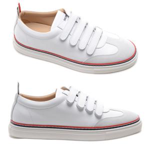 [톰브라운] 20FW 남성 삼선 벨크로 스니커즈 (MFD137C_05584_100_20F)