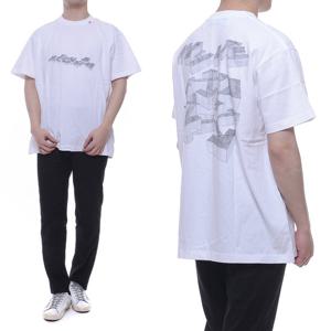 [오프화이트] 20SS 남성 3D 펜슬 반팔티 (OMAA038R20185010_0110_20S)