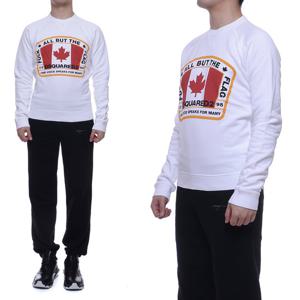 [디스퀘어드] 남성 맨투맨 (S74GU0228_S25030_100)