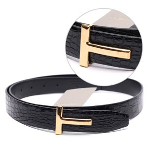 [톰포드] 23SS 남성 T 로고 크로커다일 벨트 (TB224 ECY001G 1B023 23S)