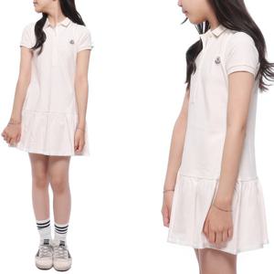 [몽클레어] 23SS 로고 피케 원피스 (8I00011 8496F 034 2 23S)