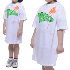 [엠에스지엠] 20SS MSGM 로고 프린트 원피스 (022077 001 20S)