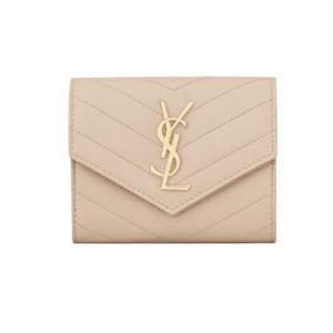 생로랑 모노그램 컴팩트 3단 지갑 403943BOW012721