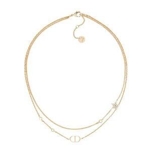 디올 PETIT CD 더블 목걸이 골드 N1155PMTCY