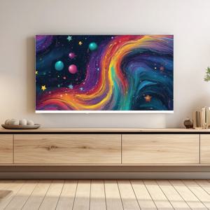 써밋티비 A500ES QLED 127cm  UHD 화이트 구글 안드로이드 스마트 QLED TV 상하좌우벽걸이 설치