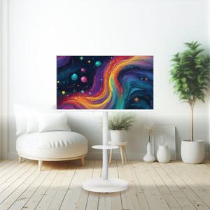 써밋티비 A500ES QLED 127cm  UHD 화이트 구글 안드로이드 스마트 QLED TV무빙 TV 택배-자가설치