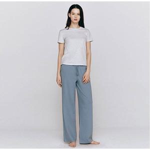 [지오다노] 여자 밴딩 라운지 홈웨어 일자 바지 팬츠 555502
