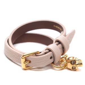 [알렉산더맥퀸] 18SS 여성 더블랩 골드스컬 팔찌 (491414_DZP0M_9900_18S)