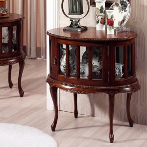 [더리체] 아트인 캐비닛 콘솔 (땅콩/타원)