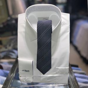 [듀퐁셔츠] 남성 스트라이프 실크 슬림 넥타이 (TE5SM61KA019TNY)