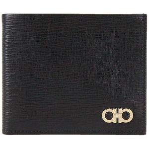 페레가모 간치니 금장 로고 반지갑 66 A063 0685950