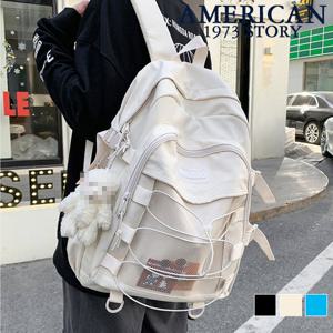 망사 멀티포켓 백팩_GURB-9069/남녀공용 학생백팩 학교가방 대학생 직장인 가방 여행백팩