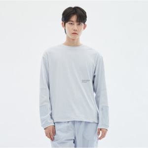 스케쳐스 남성 우븐+니트 믹스 하이브리드 티셔츠 SL3MTCFS031-LP