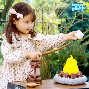 해피플레이 감성캠핑 역할놀이 세트 어린이집 장난감 꿈꾸는 모닥불 놀이