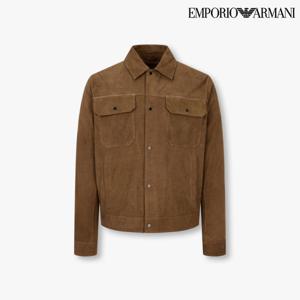 [엠포리오 아르마니]남성 스냅 클로저 스웨이드 자켓(A515109012)