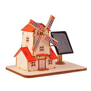 DIY 나무 모형 조립 키트 태양광 풍차 TM-111