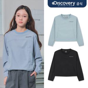 [디스커버리] 여아 프레시벤트 우븐 트레이닝 맨투맨 2종 택1